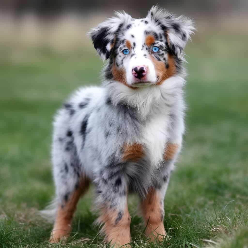Chiot Berger australien bleu merle