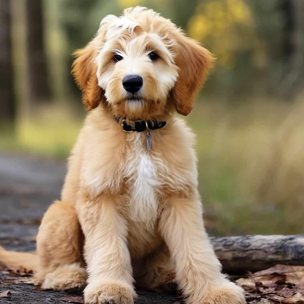 goldendoodle zitten