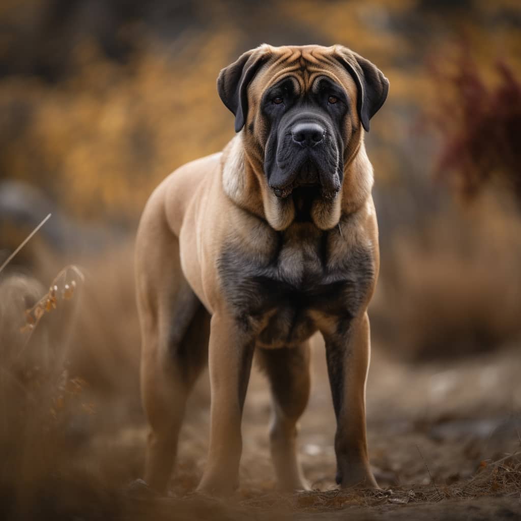 Mastiff Tibétain fauve