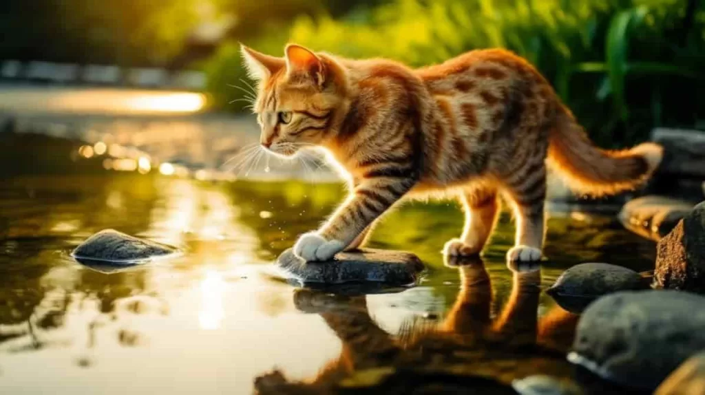 perché ai gatti non piace l'acqua