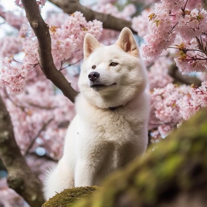 perro kishu japonés