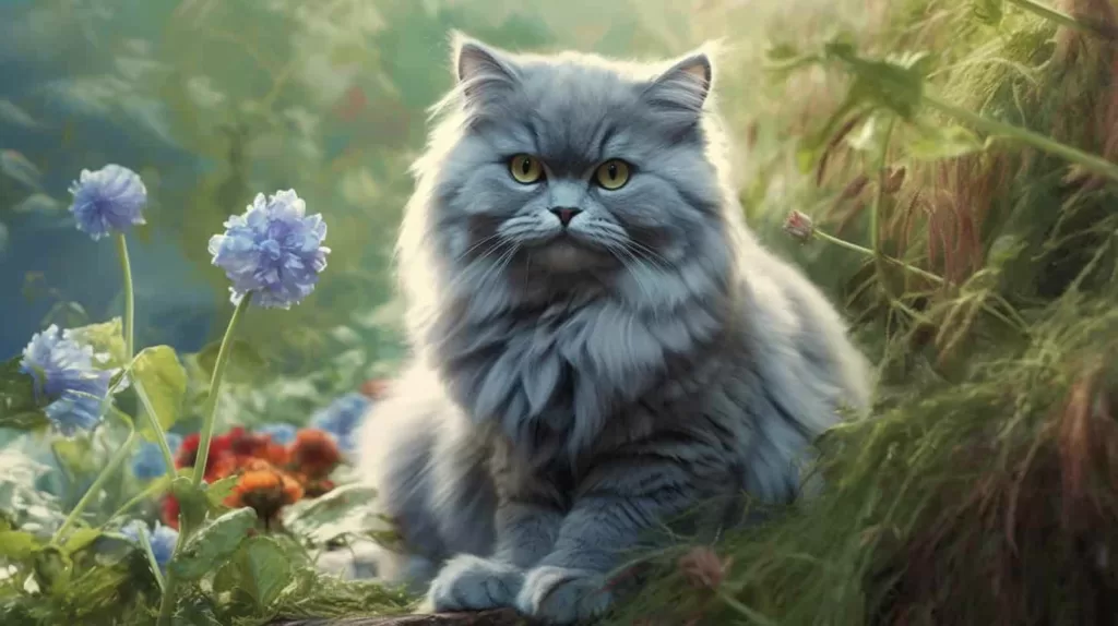 Chat-persan-bleu