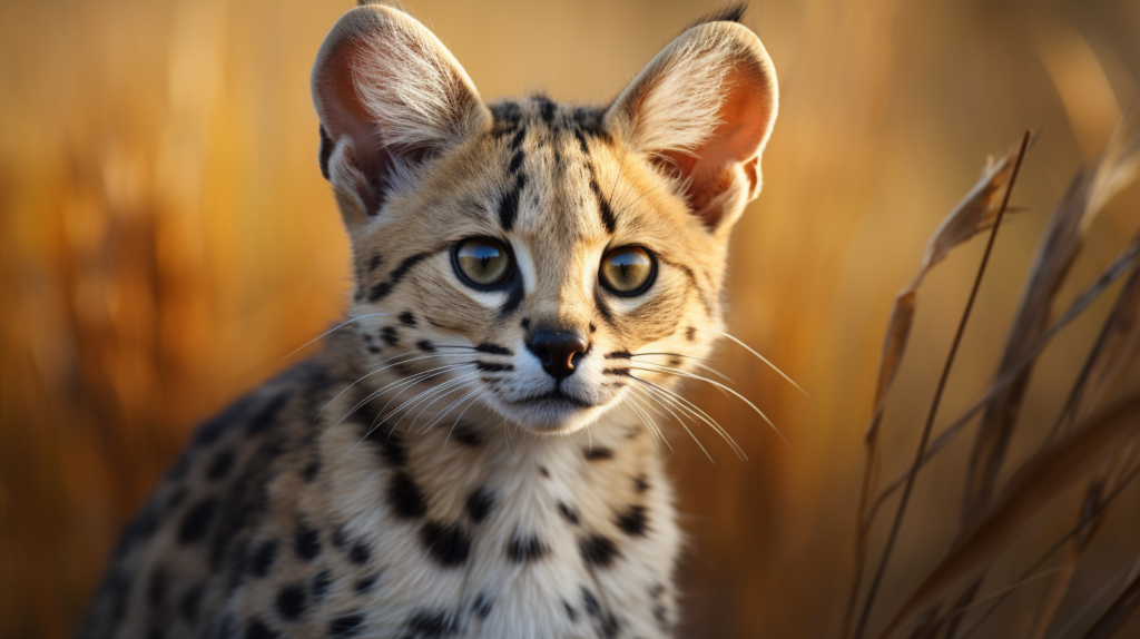 Wilde kat-Serval 