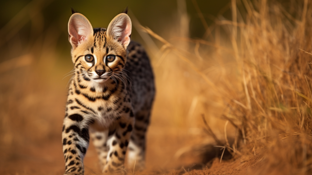 wilde kat-ras-Serval